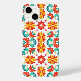 Mozaïek patroon Stijlvol geometrisch ontwerp Case-Mate iPhone 14 Hoesje