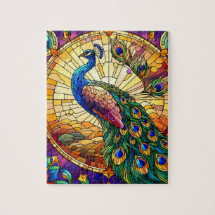 Mozaïek Peacock Jigsaw Puzzel