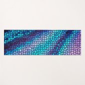 Mozaïek Rays van Kleur Glas in lood Yogamat (Voorkant (horizontaal))