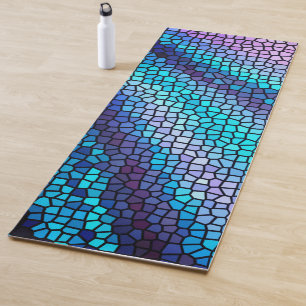 Mozaïek Rays van Kleur Glas in lood Yogamat