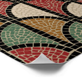 Mozaïek — Romein (Pompeii) Poster (Hoek)