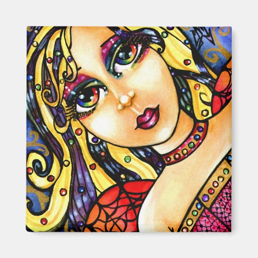 Mozaïek Shine Rainbow Fairy Magnet Magneet (Voorkant)