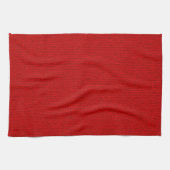 Mozaïek Solid Red Textured Pattern Theedoek (Horizontaal)