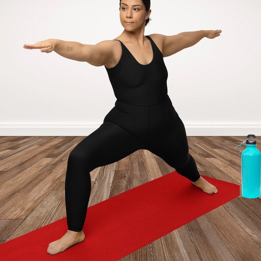 Mozaïek Solid Red Textured Pattern Yogamat