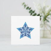 mozaïek Starburst Kaart (Staand voorkant)