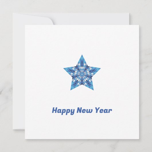 mozaïek Starburst Kaart (Achterkant)