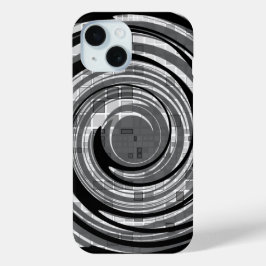 Mozaïek Swirl Grijs iPhone Case