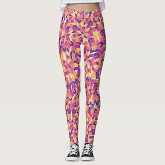 Mozaïek Tegels patroon Leggings