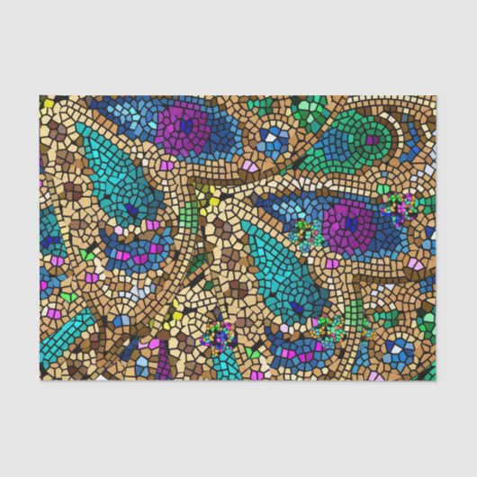 mozaïek tissuepapier (Voorkant)