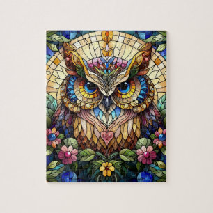 Mozaïek Uil Jigsaw Puzzel