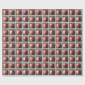 Mozaïek van appels cadeaupapier (Vlak)