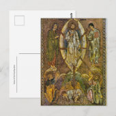 Mozaïek van de Transfiguratie Orthodoxe Christelij Briefkaart (Voorkant / Achterkant)