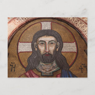 Mozaïek van Jezus Briefkaart