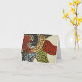 Mozaïek van leren kaart (Gele Bloem)