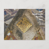Mozaïek van Sagrada Familia Briefkaart (Voorkant)
