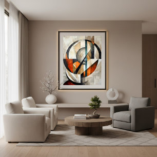 Mozaïek van Tijd Canvas Afdruk