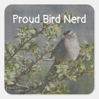 Mozaïek Woodland Animal Birder Trotse Vogel Nerd