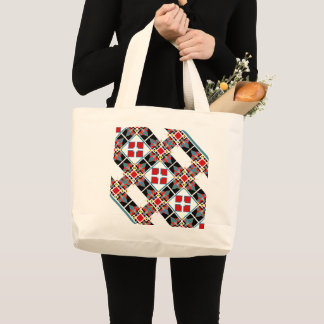 Mozaïek yogamat grote tote bag