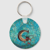 Mozaïek Zee Schildpadden sleutelhanger (Achterkant)