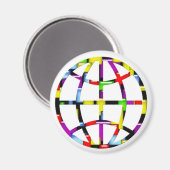 mozaïekaarde magneet (Voorkant / Achterkant)