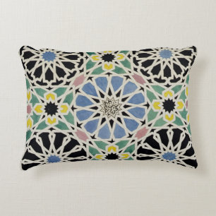 Mozaïekavement in het Alhambra, uit 'The Arabian Decoratief Kussen
