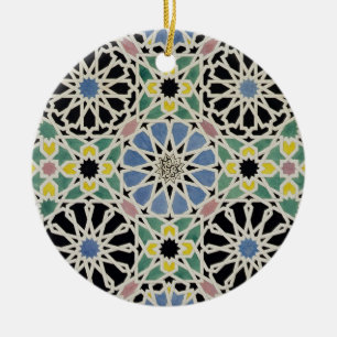 Mozaïekavement in het Alhambra, uit 'The Arabian Keramisch Ornament