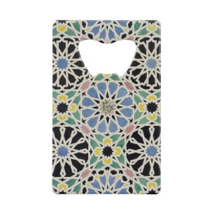 Mozaïekavement in het Alhambra, uit 'The Arabian Kredietkaart Flessenopener