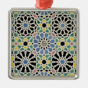 Mozaïekavement in het Alhambra, uit 'The Arabian Metalen Ornament