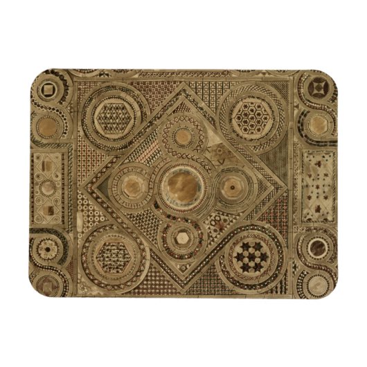 Mozaïekavement voor het Altaar, bord A van 'We' Magneet (Horizontaal)