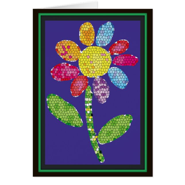 mozaïekbloem (Voorkant)