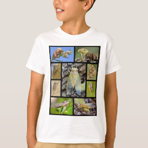 Mozaïekfoto's cicadas t-shirt