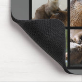 Mozaïekfoto's van otters muismat (Hoek)