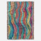 mozaïekgetijde deken (Voorkant Verticaal)