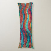 mozaïekgetijde lichaamskussen (Voorkant Verticaal)