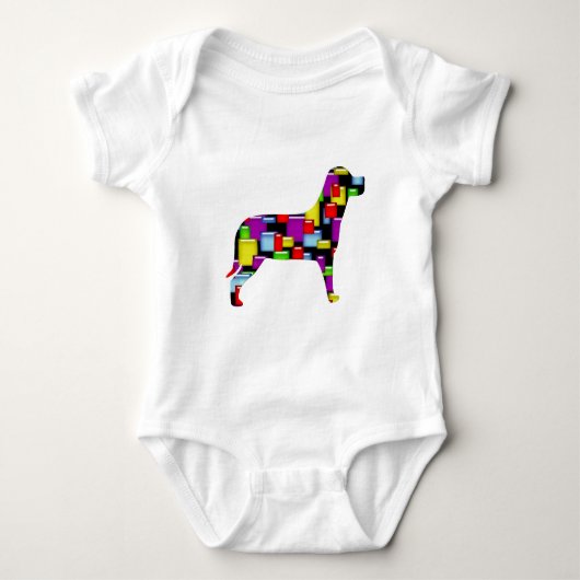 mozaïekhond romper (Voorkant)