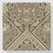 Mozaïekkerkbehangselontwerp Stenen Onderzetter (Voorkant)