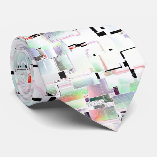 Mozaïekpapier in zachte tot ondoorzichtige kleuren stropdas (Opgerold)