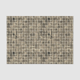 Mozaïekpatroon Golden Beige textuur DIY Loft Decor Tissuepapier