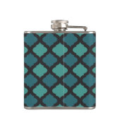 Mozaïekpatroon in arabische stijl heupfles (Achterkant)
