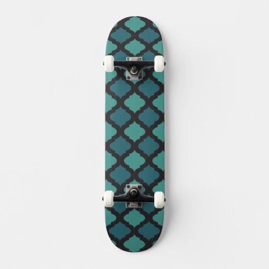 Mozaïekpatroon in arabische stijl skateboard (Voorkant)