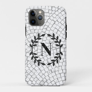 Mozaïekprint Monogram iPhone 11 Pro Hoesje