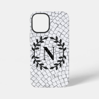 Mozaïekprint Monogram iPhone 12 Mini Hoesje