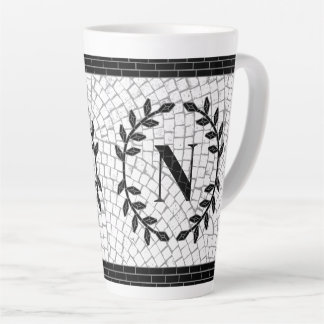 Mozaïekprint Monogram Latte Mok