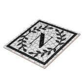 Mozaïekprint Monogram Tegeltje (Zijkant)