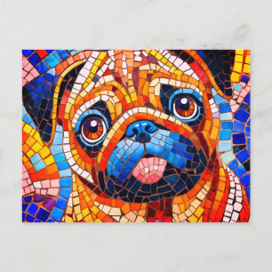 Mozaïekpug Briefkaart
