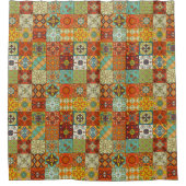  mozaïektalavera-siermiddel douchegordijn (Voorkant)