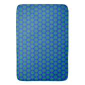 MozaïekTegel Blauw en Groene Bath Mat (Voorkant Verticaal)