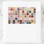  mozaïektegels rechthoekige sticker (Tas)