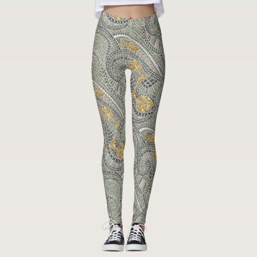 mozaïekvis leggings (Voorkant)