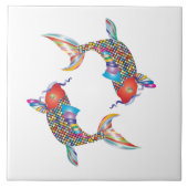 Mozaïekvis Tegeltje (Voorkant)